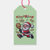 ピックボールサンタクロースのクリスマス ギフトタグ (裏面)