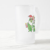 ピックボールサンタビッグディル フロストグラスビールジョッキ (正面右)