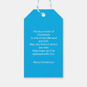 ピックボール🎅サンタ・ギフトラベル ギフトタグ (裏面)