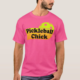 ピックボールシックレトロヴィンテージおもしろいピックボール Tシャツ
