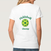 ピックボールシャンプ Tシャツ (裏面)