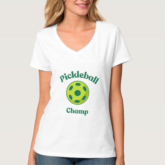 ピックボールシャンプ Tシャツ (正面)