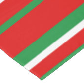 ピックボールジョイクリスマスパーティーレッドグリーンサンタ テーブルクロス (アングル)