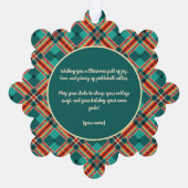 ピックボールジンジャーブレッド応援 オーナメントカード (裏面)