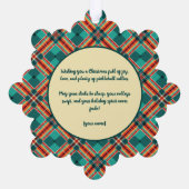 ピックボールジンジャーブレッド応援 オーナメントカード (裏面)