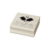 ピックボールスタイリッシュスクリプトラバースタンプ ラバースタンプ (スタンプ)