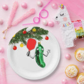 ピックボールスポーツクリスマスホリデー ペーパープレート (パーティー)