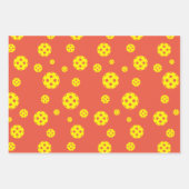 ピックボールスポーツテーマ包装紙シート ラッピングペーパーシート (正面2)