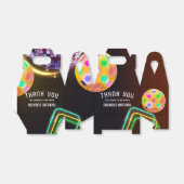 ピックボールスポーツネオンテーマディスコボールパーティー フェイバーボックス (折り畳みなし)