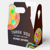 ピックボールスポーツネオンテーマディスコボールパーティー フェイバーボックス (オープン)