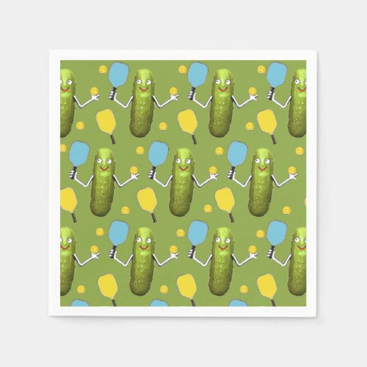 ピックボールスポーツパーティー スタンダードカクテルナプキン (正面)