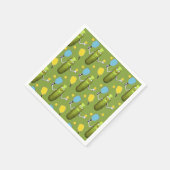 ピックボールスポーツパーティー スタンダードカクテルナプキン (角)