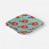 ピックボールスポーツパーティー ペーパープレート (傾斜あり)