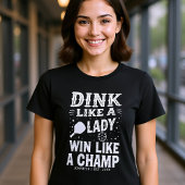 ピックボールタイポグラフィおもしろいギフトパーソナライズされた Tシャツ