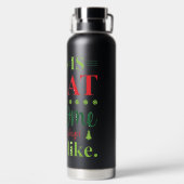 ピックボールテーマかわいいスポーツ ウォーターボトル (背面)