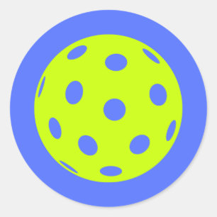 ピックボールデカールまたはステッカー！ ラウンドシール