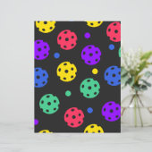 ピックボールデザインフラット紙シート (スタンド正面)