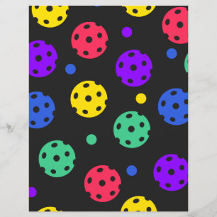 ピックボールデザインフラット紙シート