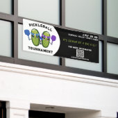 ピックボールトーナメントディルピックルチームゲームイベント 横断幕 (ビルの外側)