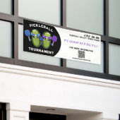 ピックボールトーナメントディルピックルチームゲームイベント 横断幕 (ビルの外側)