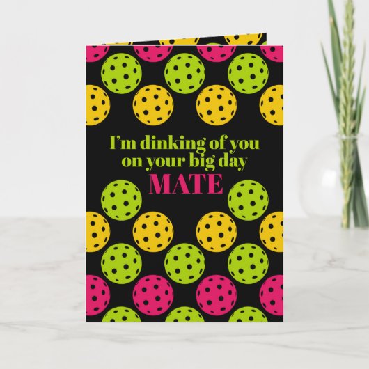 ピックボールハッピーバースデー シーズンカード (正面)