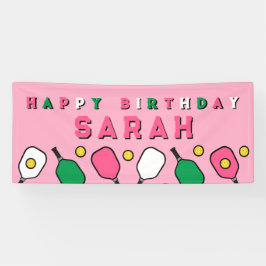 ピックボールハッピーバースデー 横断幕