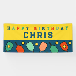 ピックボールハッピーバースデー 横断幕