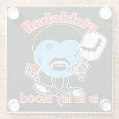 ピックボールハローウィンパーティラウンドロビンヴァンパイア ガラスコースター (裏面)