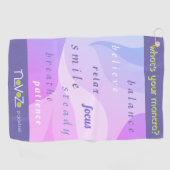 ピックボールハンドタオル ゴルフタオル (横)