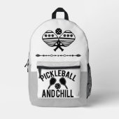 ピックボールバックパック プリントバックパック (正面)