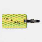 ピックボールバッグラゲージタグの識別 ラゲッジタグ (裏面横)