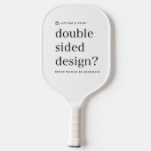 ピックボールパドルあなたのデザインアップロード ピックルボールラケット (裏面)