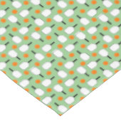 ピックボールパドルオレンジピックボールセージ緑 テーブルクロス (アングル)