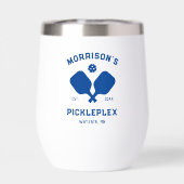 ピックボールパドルカスタム文字ホームコート (背面)