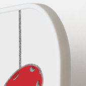 ピックボールパドルクリスマスオーナメント ピックルボールラケット (左詳細)