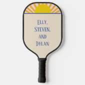 ピックボールパドルサンシャイン ピックルボールラケット (裏面)