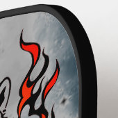 ピックボールパドルタイガー及びフレイムゲ飛んでいるーゼ ピックルボールラケット (左詳細)