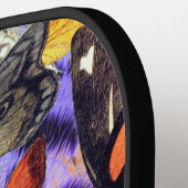 ピックボールパドルタイガー及び蝶 ピックルボールラケット (左詳細)