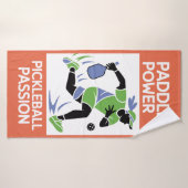 ピックボールパドルパワーバケーションスタイル バスタオル (バスタオル)