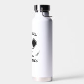 ピックボールパドルパーム春カリフォルニアカスタム州 ウォーターボトル (左面)