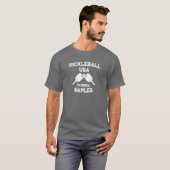 ピックボールパドルボールナポリFlorida USAカスタム Tシャツ (正面フル)
