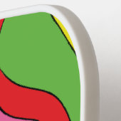 ピックボールパドル猫 ピックルボールラケット (左詳細)