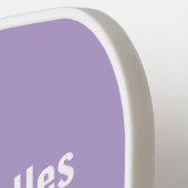 ピックボールパドル除細動器_紫 ピックルボールラケット (左詳細)