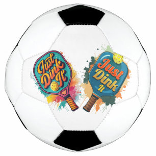 ピックボールパドル – スポーティ&おもしろいデザイン サッカーボール