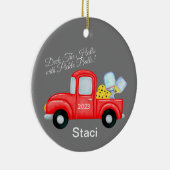 ピックボールパーソナライズされたクリスマスオーナメント セラミックオーナメント (右)