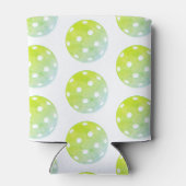 ピックボールパーティースポーツグリーンカスタム 缶クーラー (裏面)