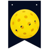 ピックボールパーティーディンクとドリンク バンティングフラッグ (第1の旗)