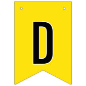 ピックボールパーティーディンクとドリンク バンティングフラッグ (第3の旗)