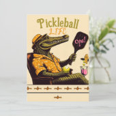 ピックボールパーティートーナメント招待状クロコダイル 招待状 (スタンド正面)