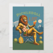 ピックボールパーティートーナメント招待状スプリッツ 招待状 (裏面)